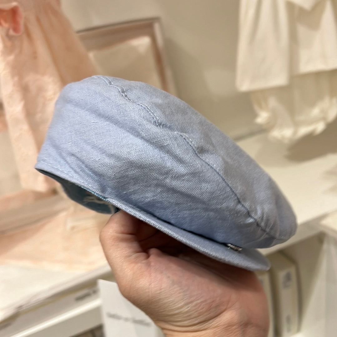 Completo elegante celeste/sabbia