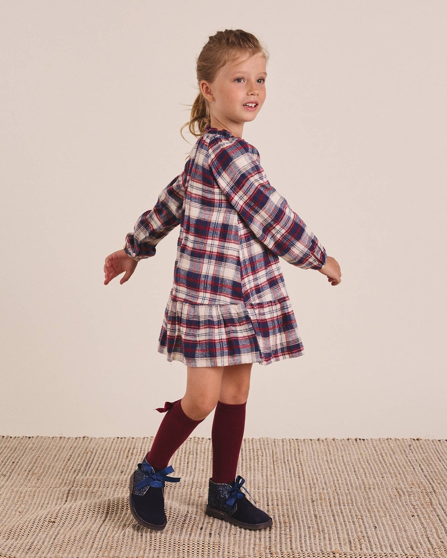 Abito in flanella tartan