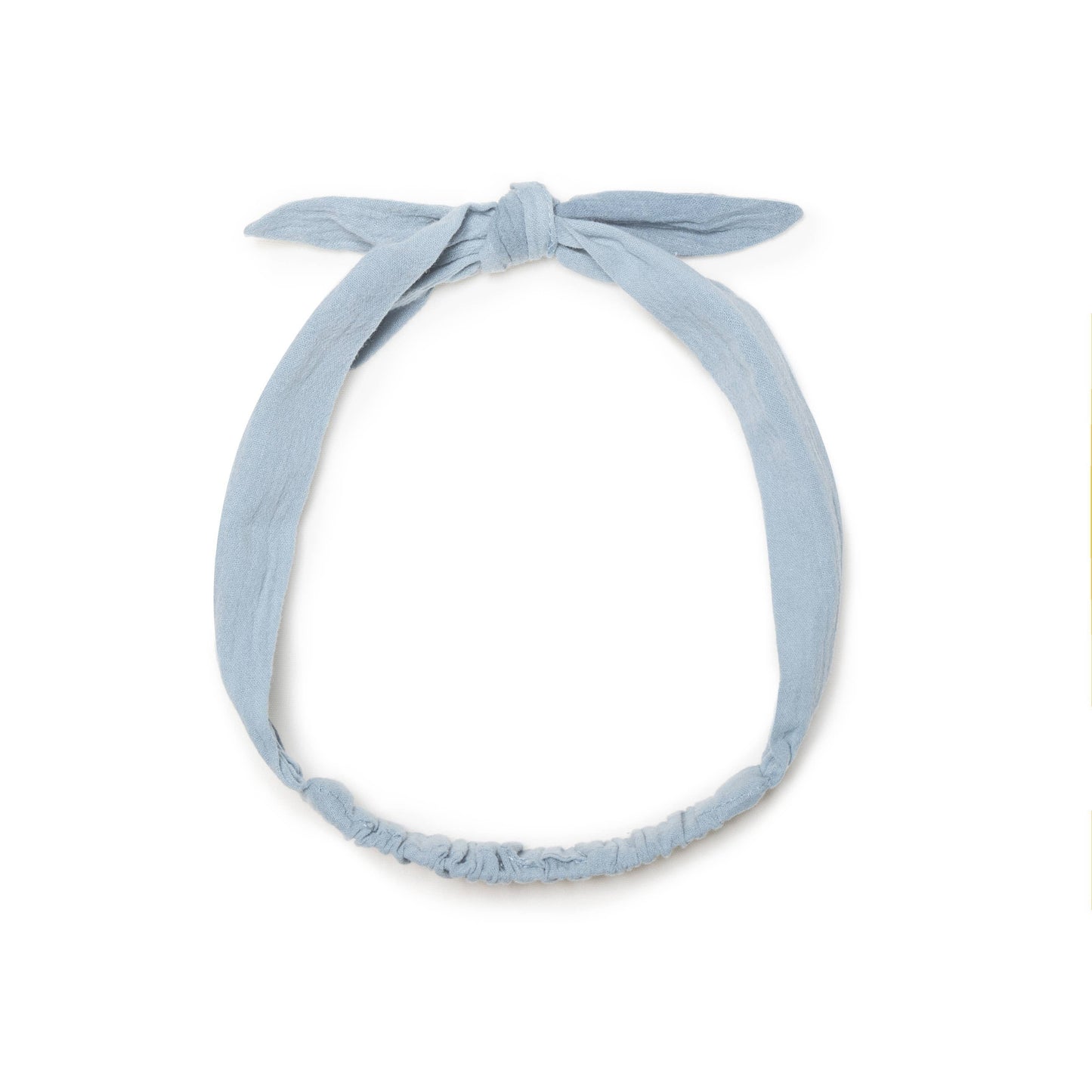 Cerchietto per bambina con fiocco blu