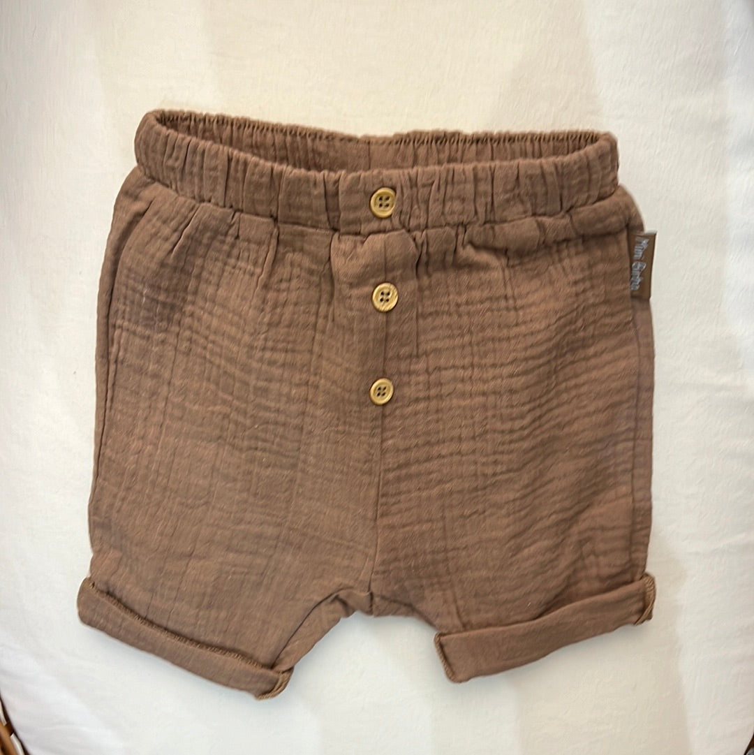 Pantalone mussola di cotone con cavallo basso