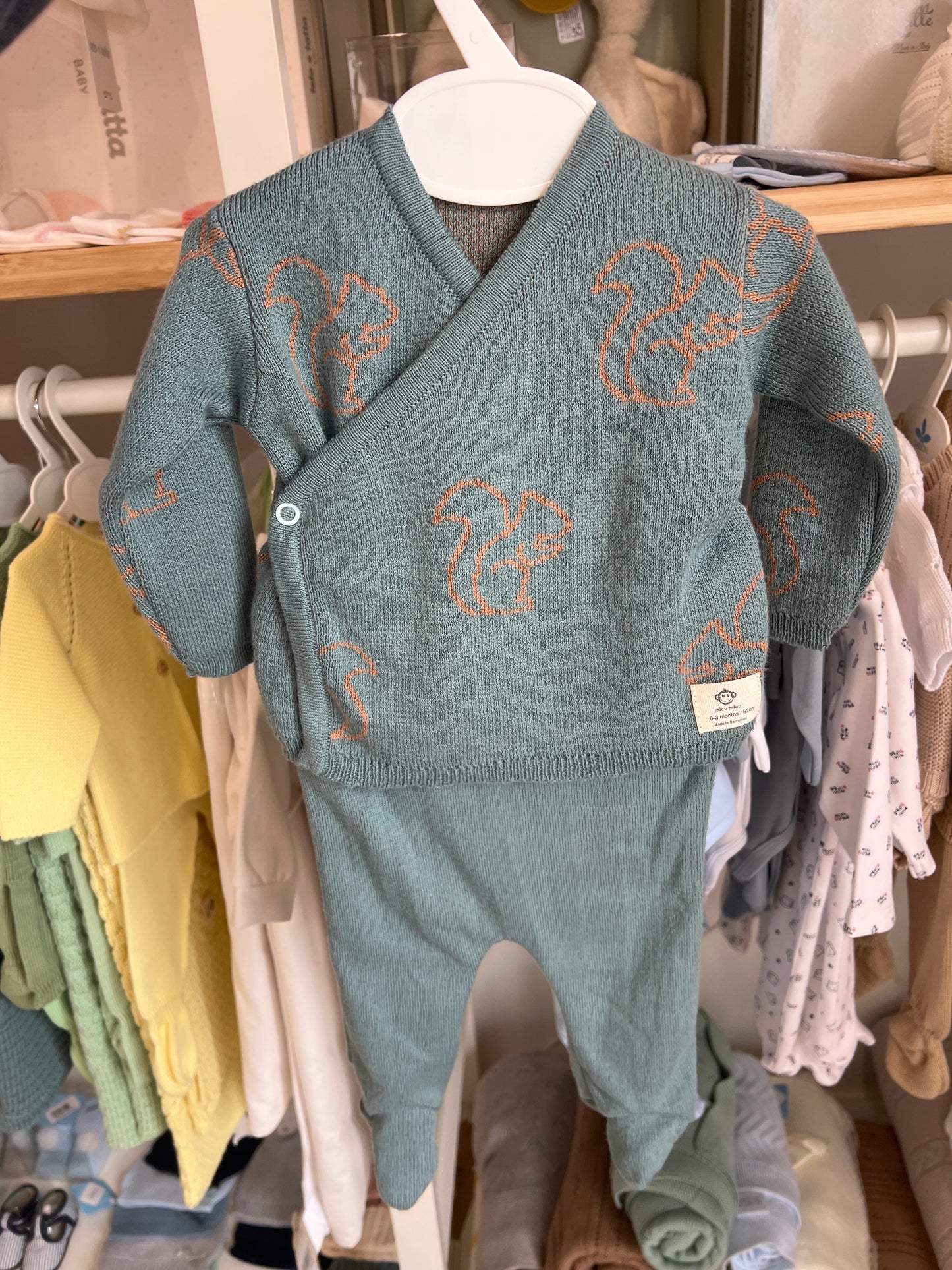 Completo Micu azzurro Scoiattolo