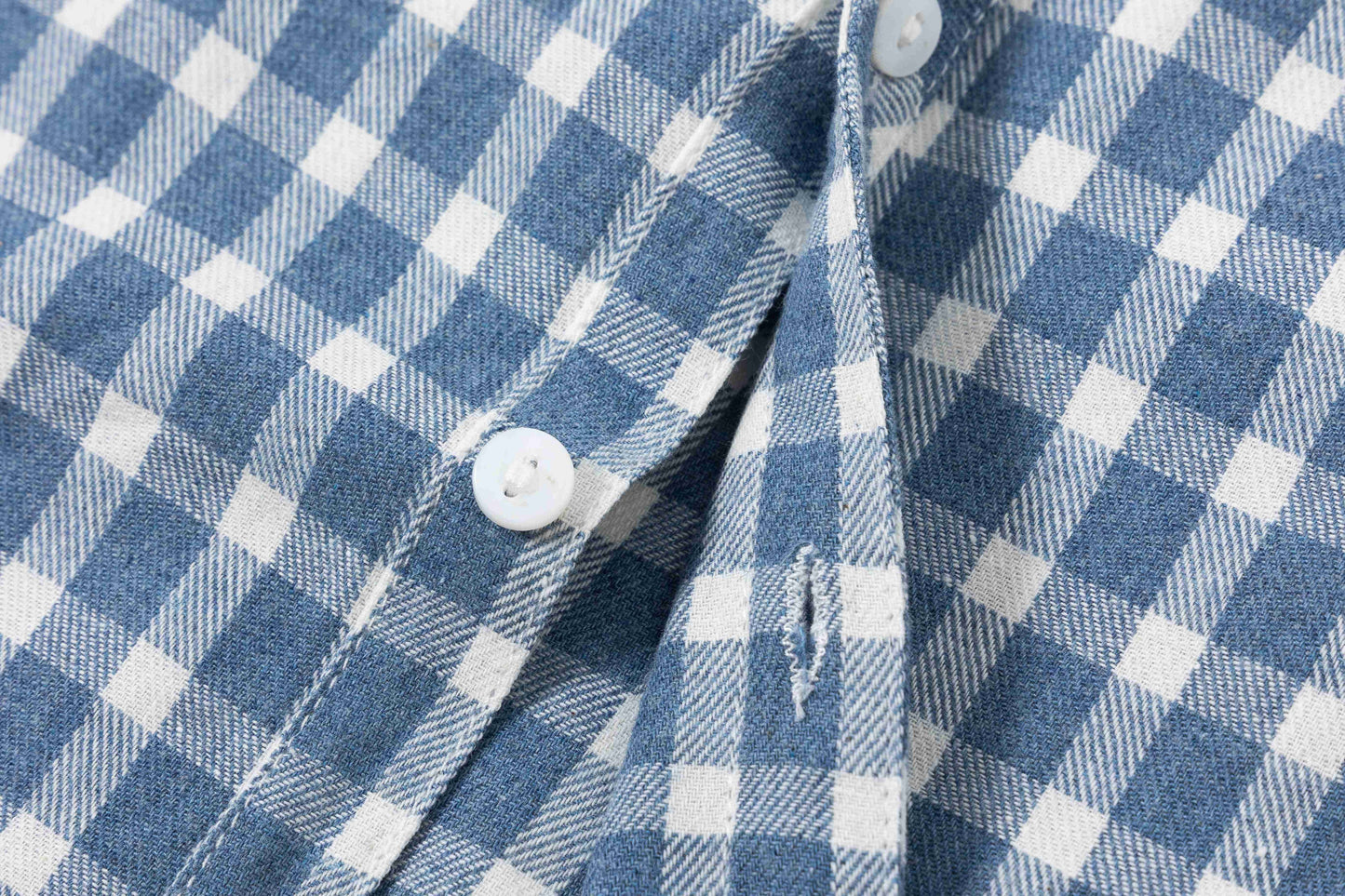 Camicia bambino a quadri blu