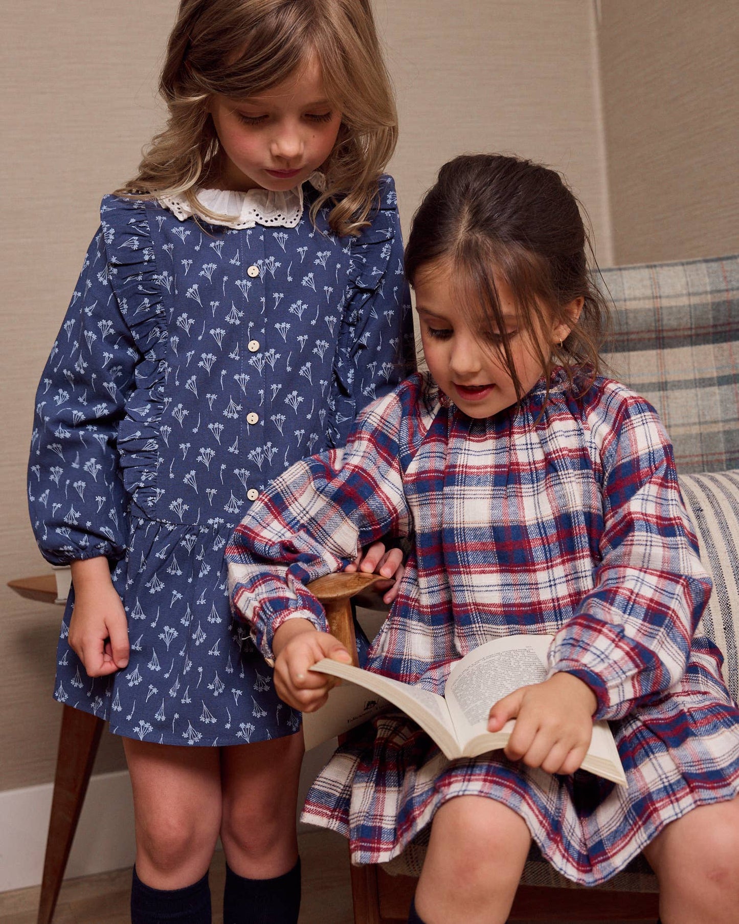 Abito in flanella tartan