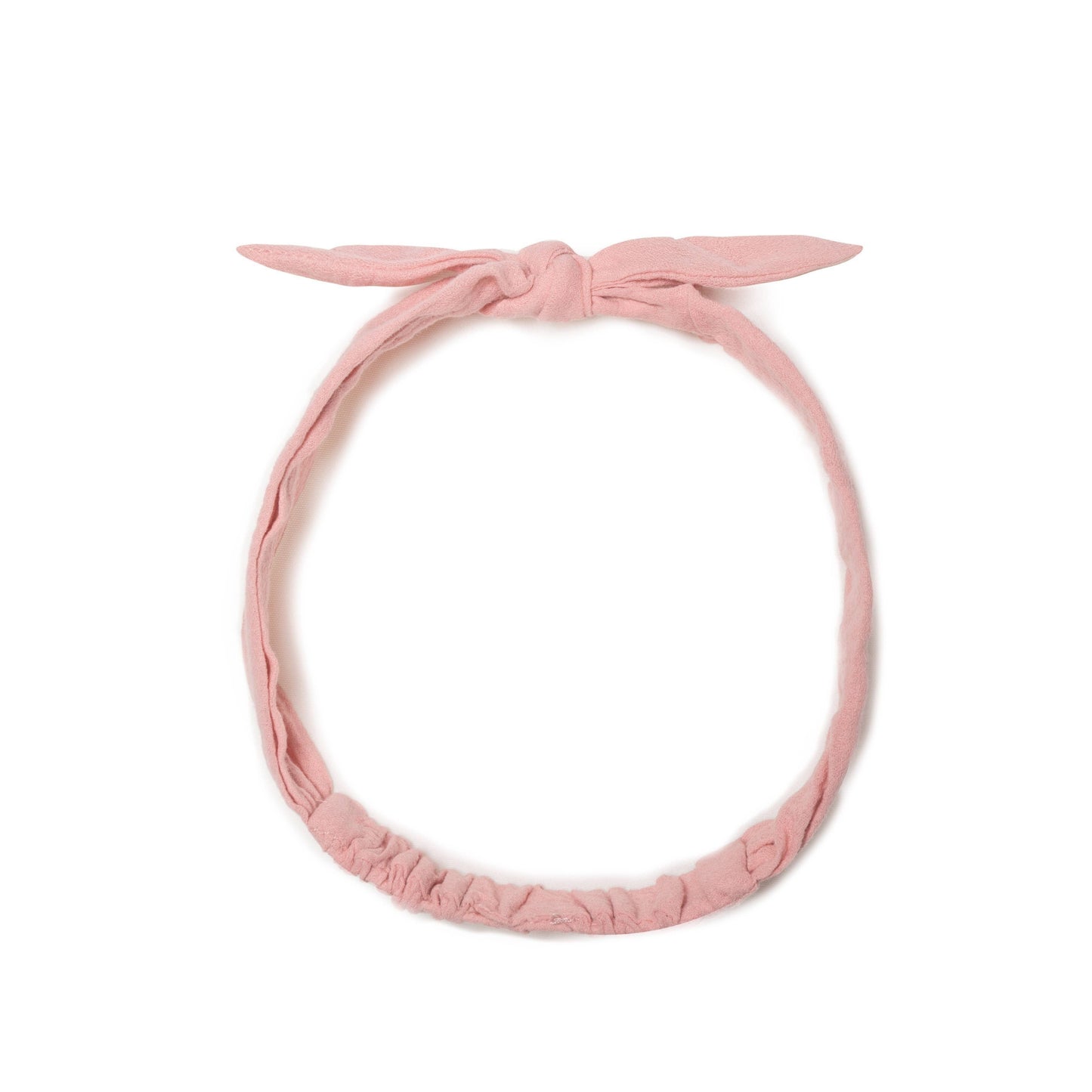 Fascia di Cotone con Fiocco Rosa