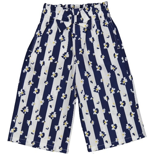 Pantalone fantasia margherite