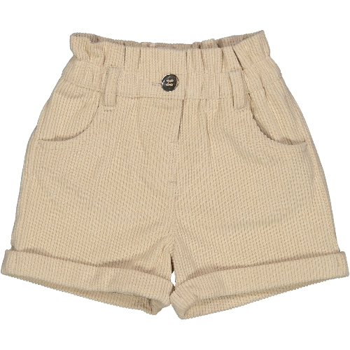 SHORT VELLUTO MORBIDO COLOR SABBIA