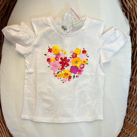 T-shirt manica corta Fiori