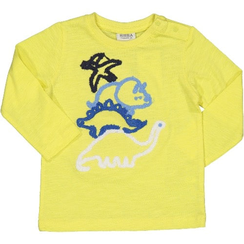 Maglietta dino manica lunga