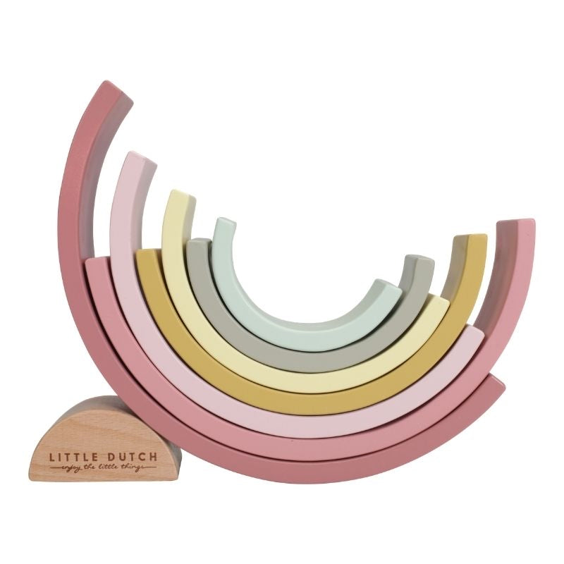 Rainbow - arcobaleno Legno Pink