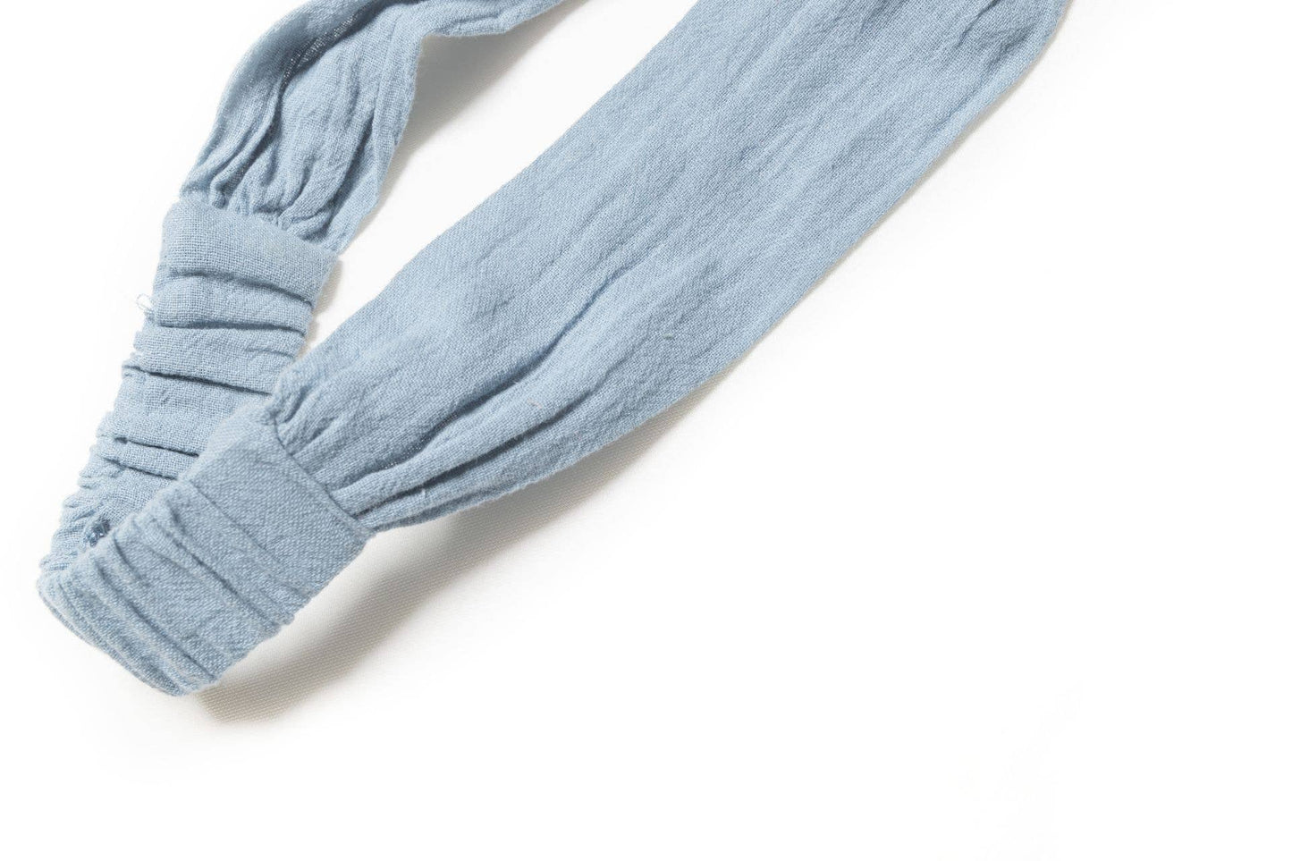 Cerchietto per bambina con fiocco blu