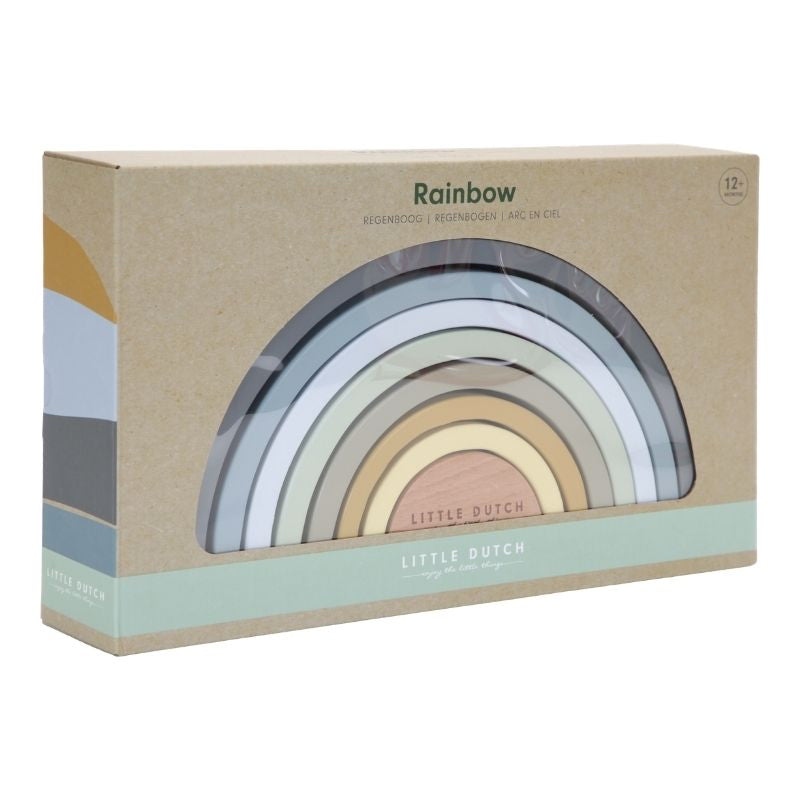 Rainbow - arcobaleno Legno blu