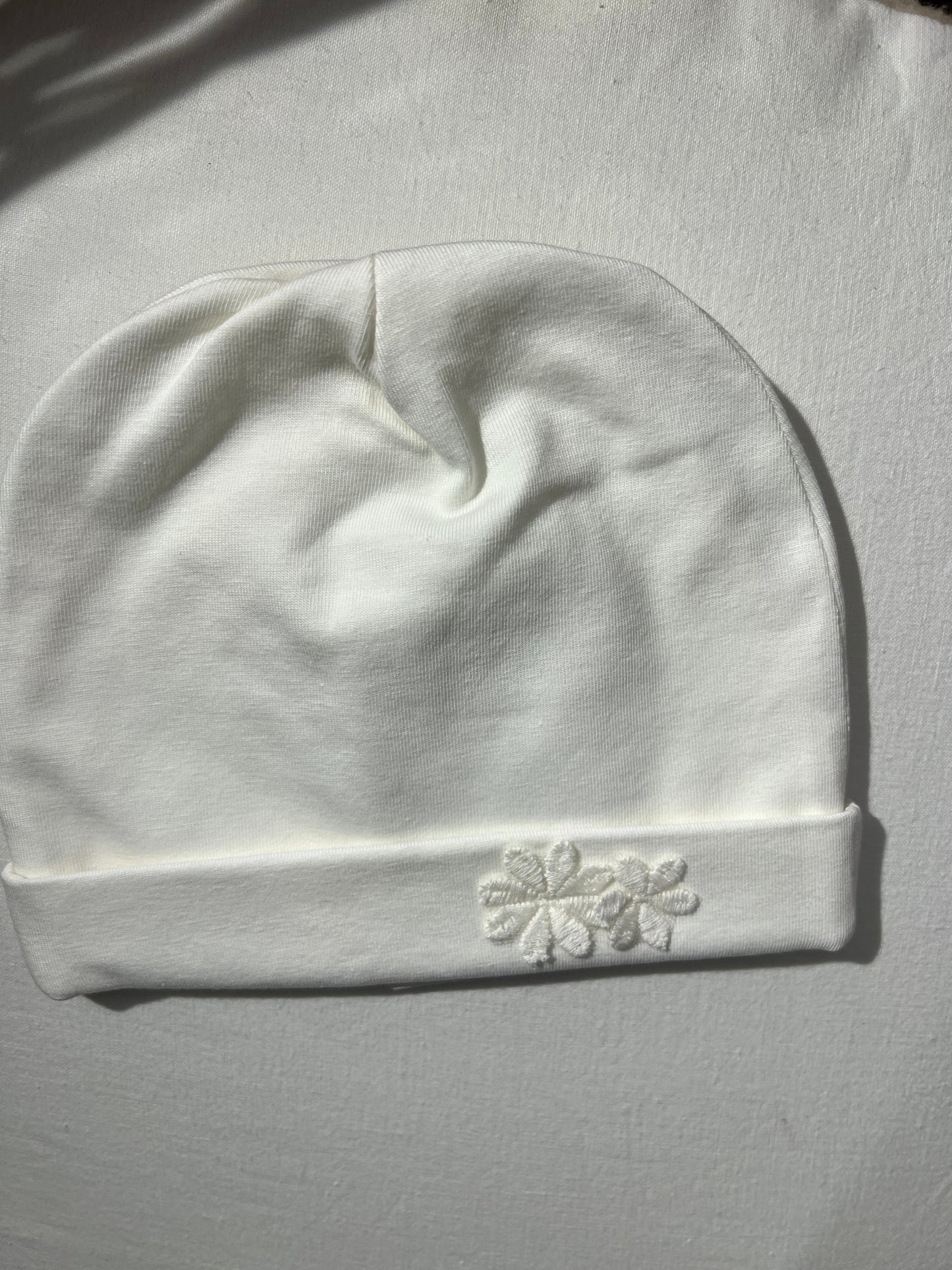 cappellino pizzo bianco 6050