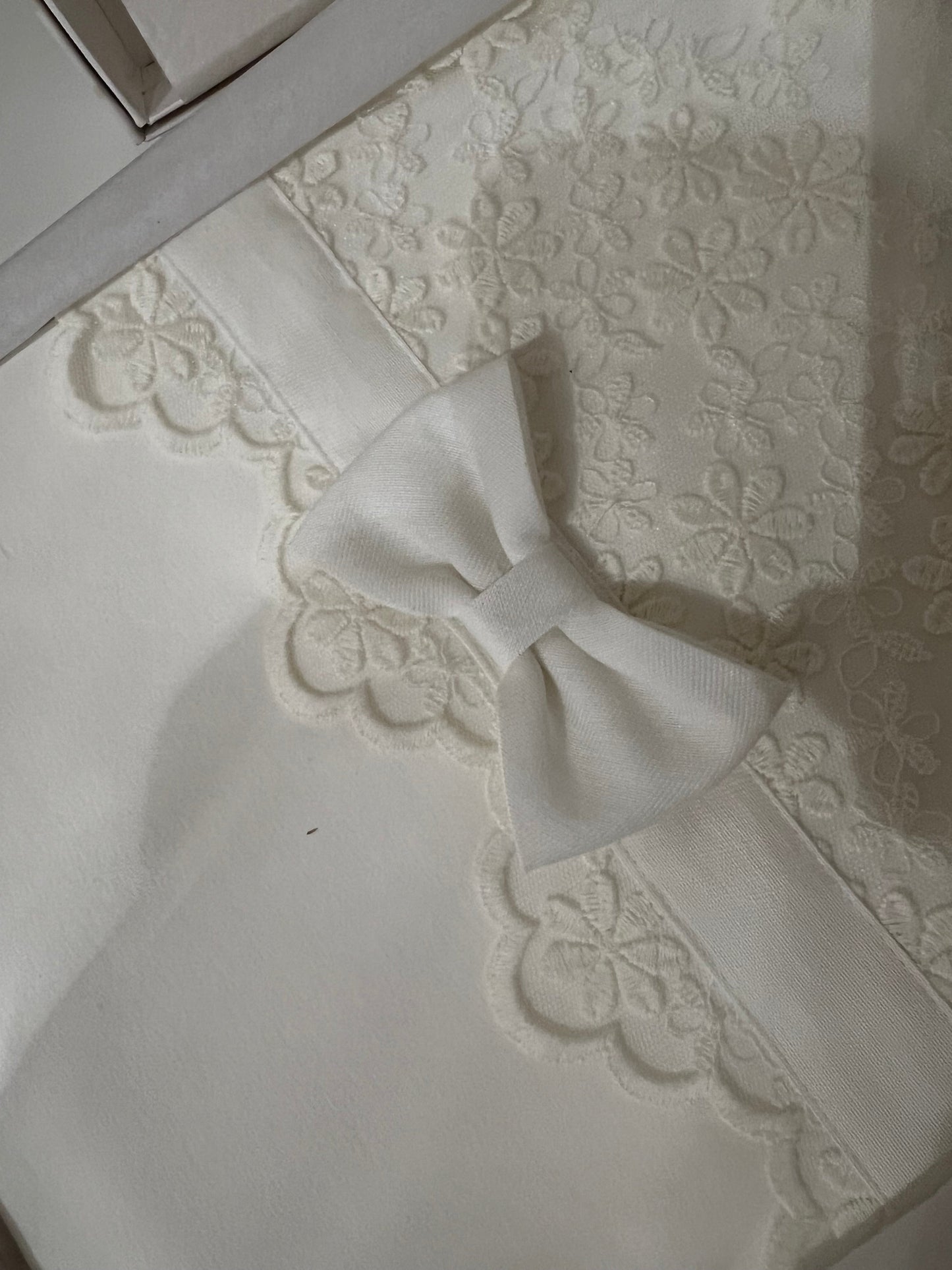 Coperta pizzo bianco 6050