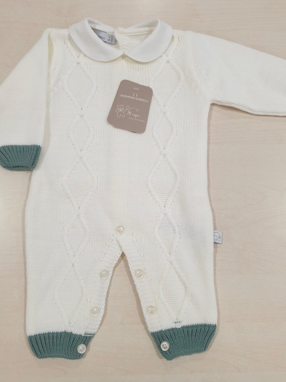 Tutina panna dettagli Verdi NG