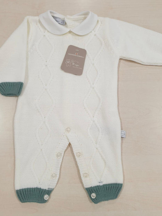 Tutina panna dettagli Verdi NG