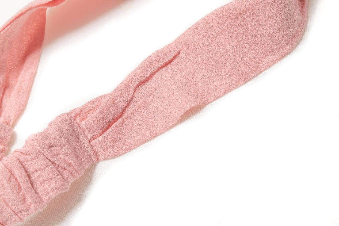 Fascia di Cotone con Fiocco Rosa