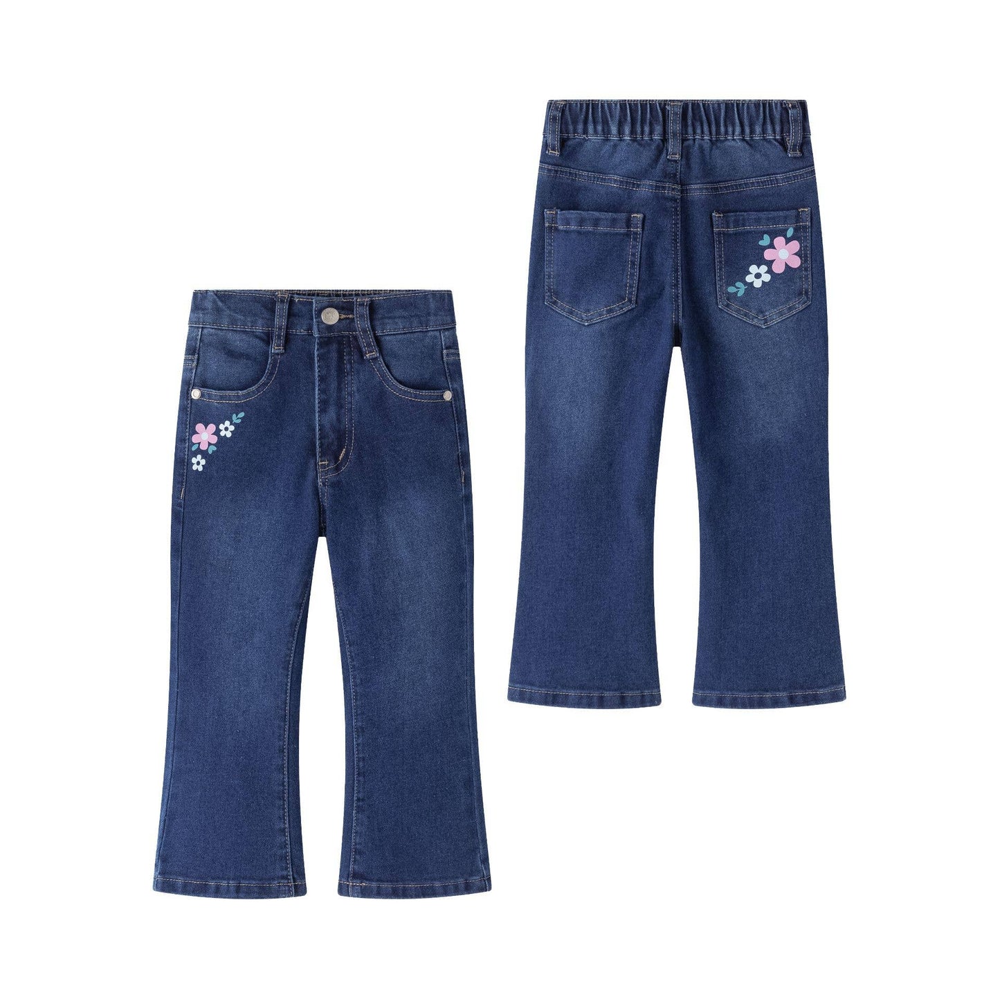 Jeans in denim a zampa