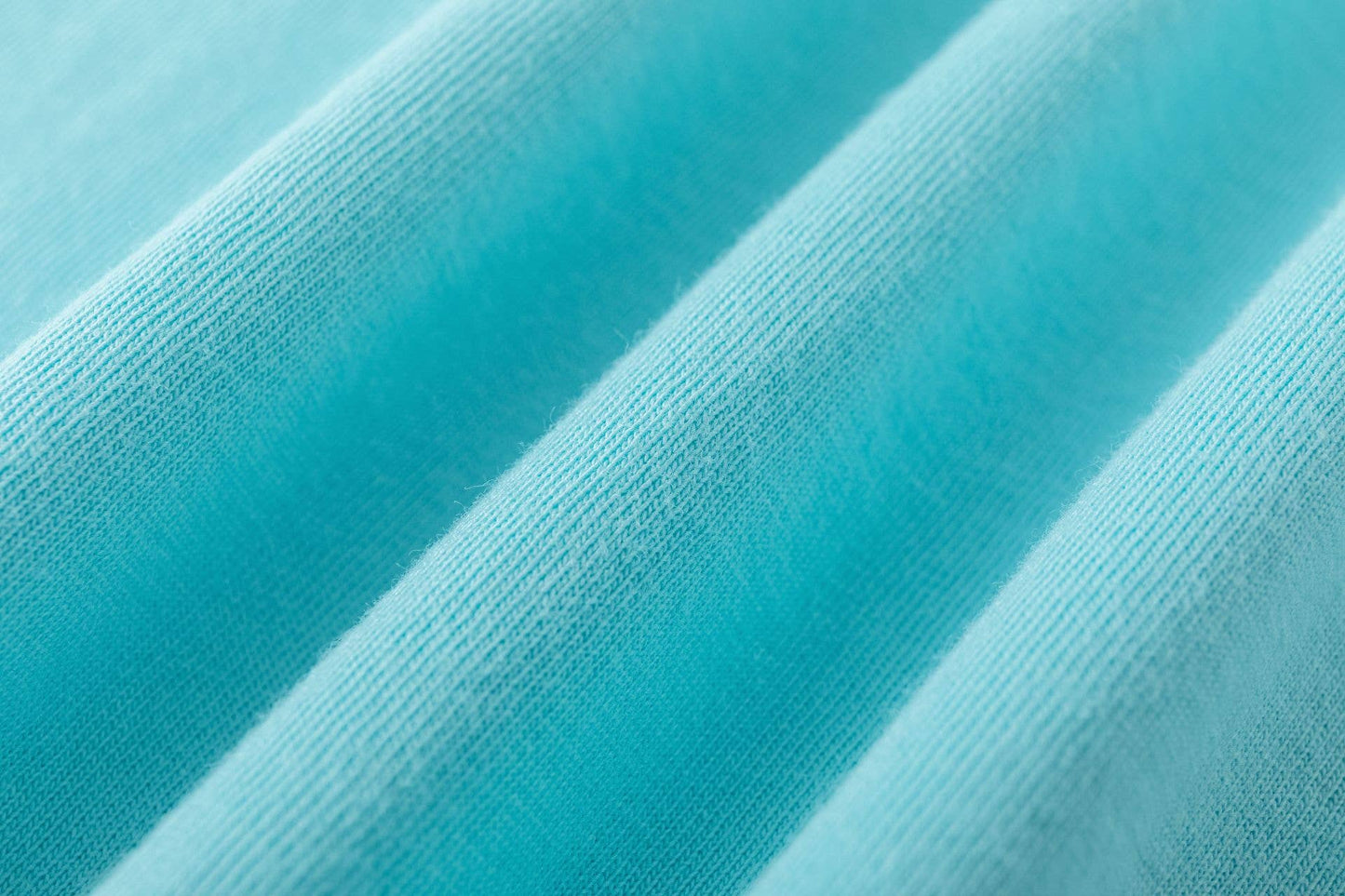 Maglietta a Maniche Corte Azzurro Chiaro 100% Cotone Bambino