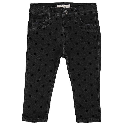 Pantalone Jeans stretch Pois Bimba