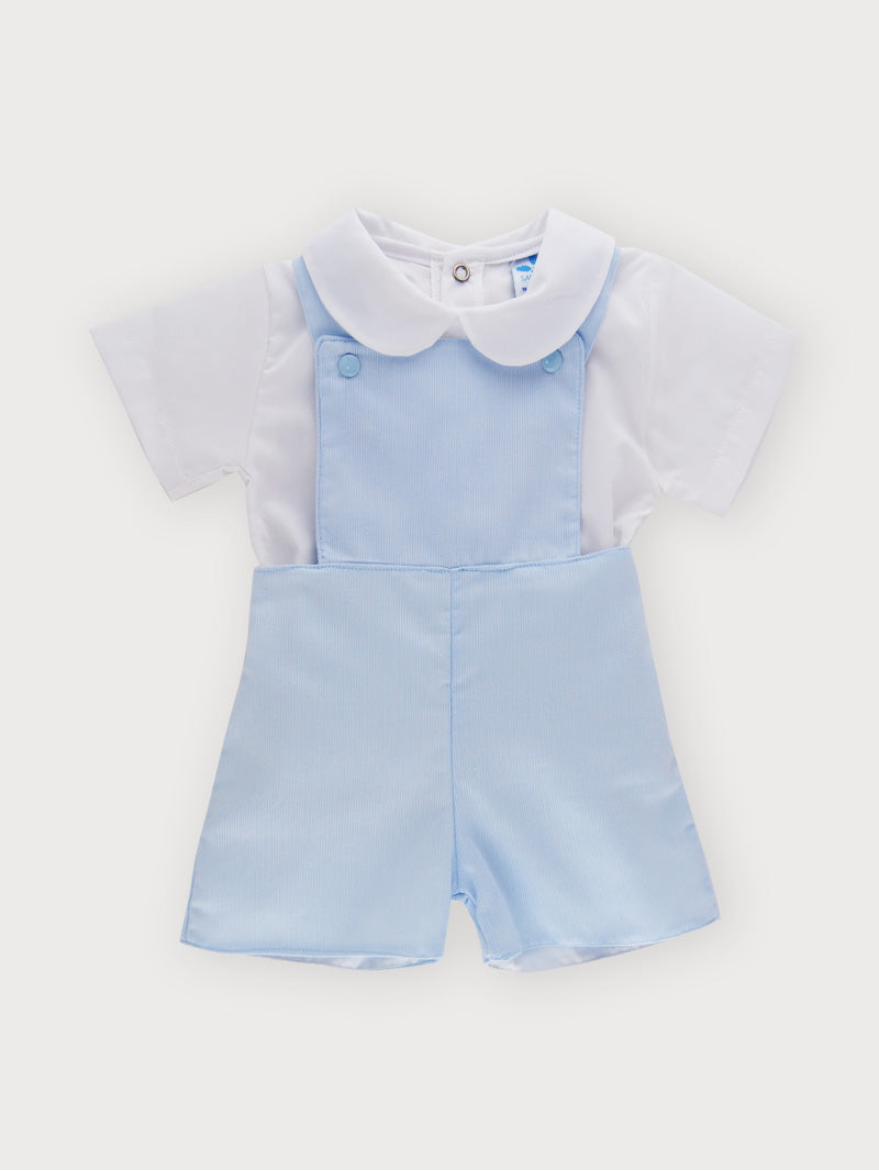 Completo Salopette Shorts e Camicia